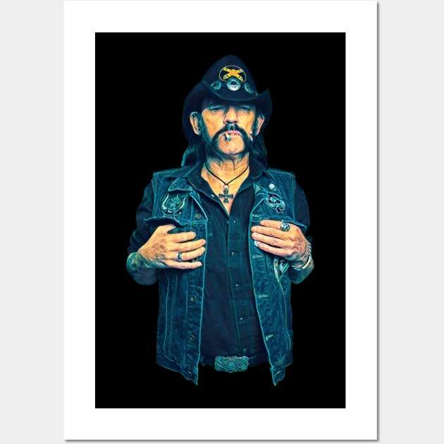 Lemmy Wall Art by Colonel JD McShiteBurger